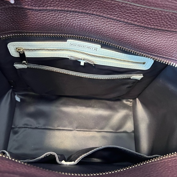 100% authentic Henri Bendel maroon tote bag - Picture 8 of 8